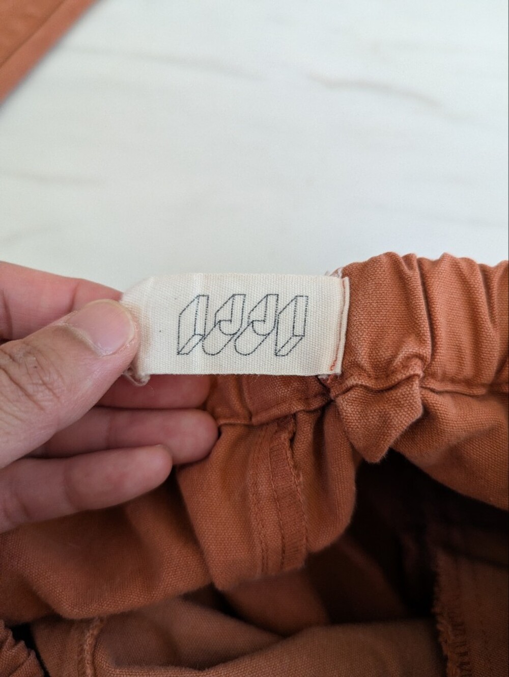IJJI Drawstring Pants in Terracotta, S - Picture 3 of 8